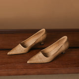 Revia Genuine Leather Heels