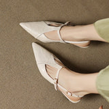 Noir Genuine Leather Heels