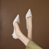 Elar Genuine Leather Heels
