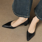 Elyia Genuine Leather Heels