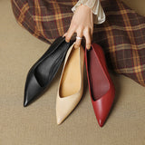 Noira Genuine Leather Heels