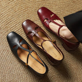 Elora Genuine Leather Heels