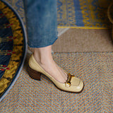 Velyn Genuine Leather Heels