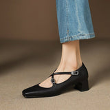 Ciora Genuine Leather Heels