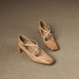 Ciora Genuine Leather Heels