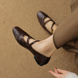 Norie Genuine Leather Flats