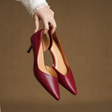 Nuva Genuine Leather Heels