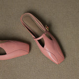 Keva Genuine Leather Mules