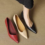 Noira Genuine Leather Heels
