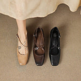 Ciora Genuine Leather Heels