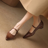 Felcia Genuine Leather Heels