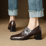 Ekra Genuine Leather Heels