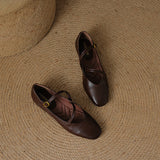 Norie Genuine Leather Flats