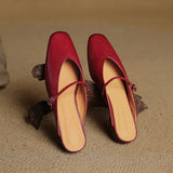 Miral Genuine Leather Mules