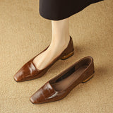 Celene Genuine Leather Heels