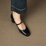 Cadrel Genuine Leather Pumps