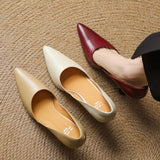 Liana Genuine Leather Heels
