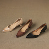 Elyia Genuine Leather Heels