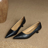 Aeris Genuine Leather Heels