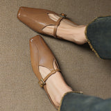 Keva Genuine Leather Mules