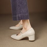 Cadrel Genuine Leather Pumps