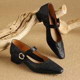 Merlot Genuine Leather Heels