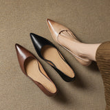 Elyia Genuine Leather Heels