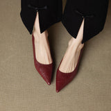 Aeris Genuine Leather Heels