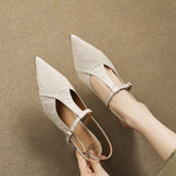 Noir Genuine Leather Heels