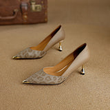 Valea Genuine Leather Heels