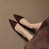 Elar Genuine Leather Heels