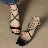 Christine Genuine Leather Heels
