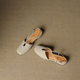 Opal Genuine Leather Slingbacks