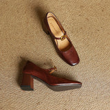 Olea Genuine Leather Heels