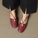 Opal Genuine Leather Slingbacks