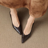Veler Genuine Leather Heels