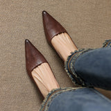 Revia Genuine Leather Heels