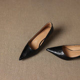 Elar Genuine Leather Heels