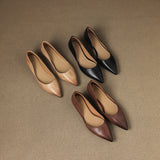 Irella Genuine Leather Flats