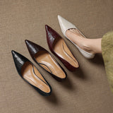 Elar Genuine Leather Heels