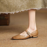 Maira Genuine Leather Heels