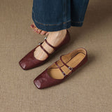 Orik Genuine Leather Flats