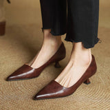Anok Genuine Leather Heels