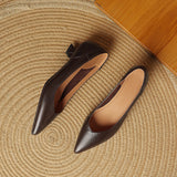 Nera Genuine Leather Heels