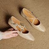 Eclan Genuine Leather Flats