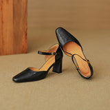 Amaris Genuine Leather Heels