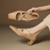 Ciora Genuine Leather Heels