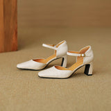 Amaris Genuine Leather Heels