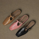 Keva Genuine Leather Mules