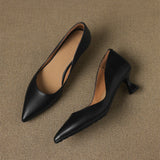 Elyia Genuine Leather Heels